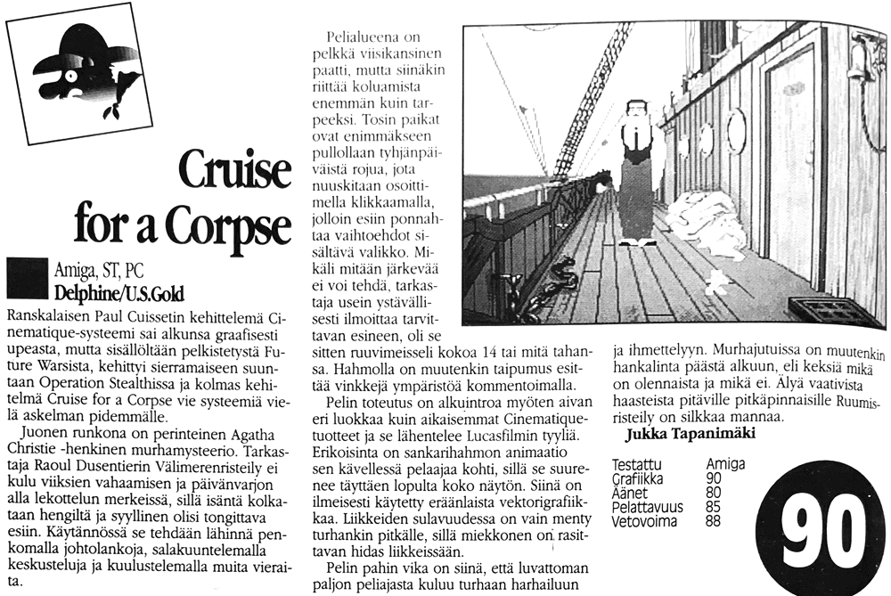 Cruise for a Corpse